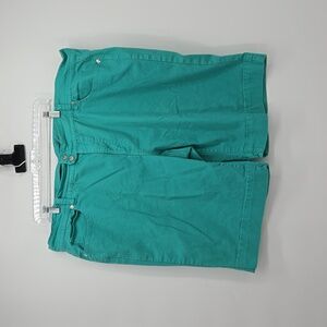 Code Bleu Green Mint Board Shorts Walking Plus Size Curvy Size 24W